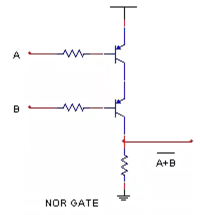 电阻、二极管、三极管搭出的各种逻辑电路！