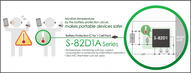 ABLIC推出S-82D1A系列单节电池保护IC