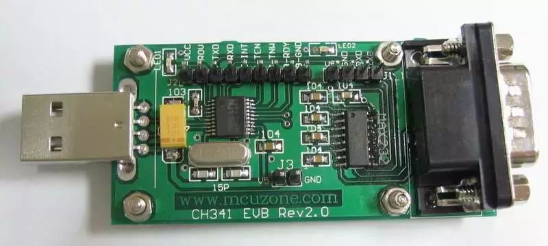 “USB-RS232电路图"
