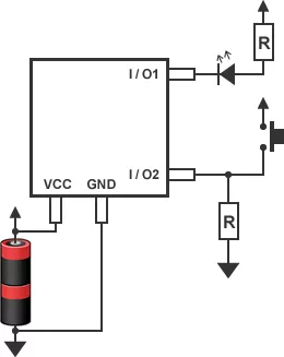 “图4：安装单片机的LED电路图"