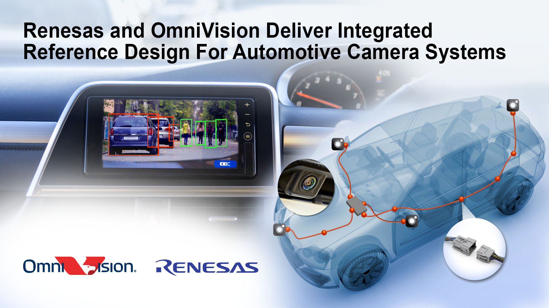 “瑞萨电子和豪威科技为汽车摄像头系统提供集成参考设计"