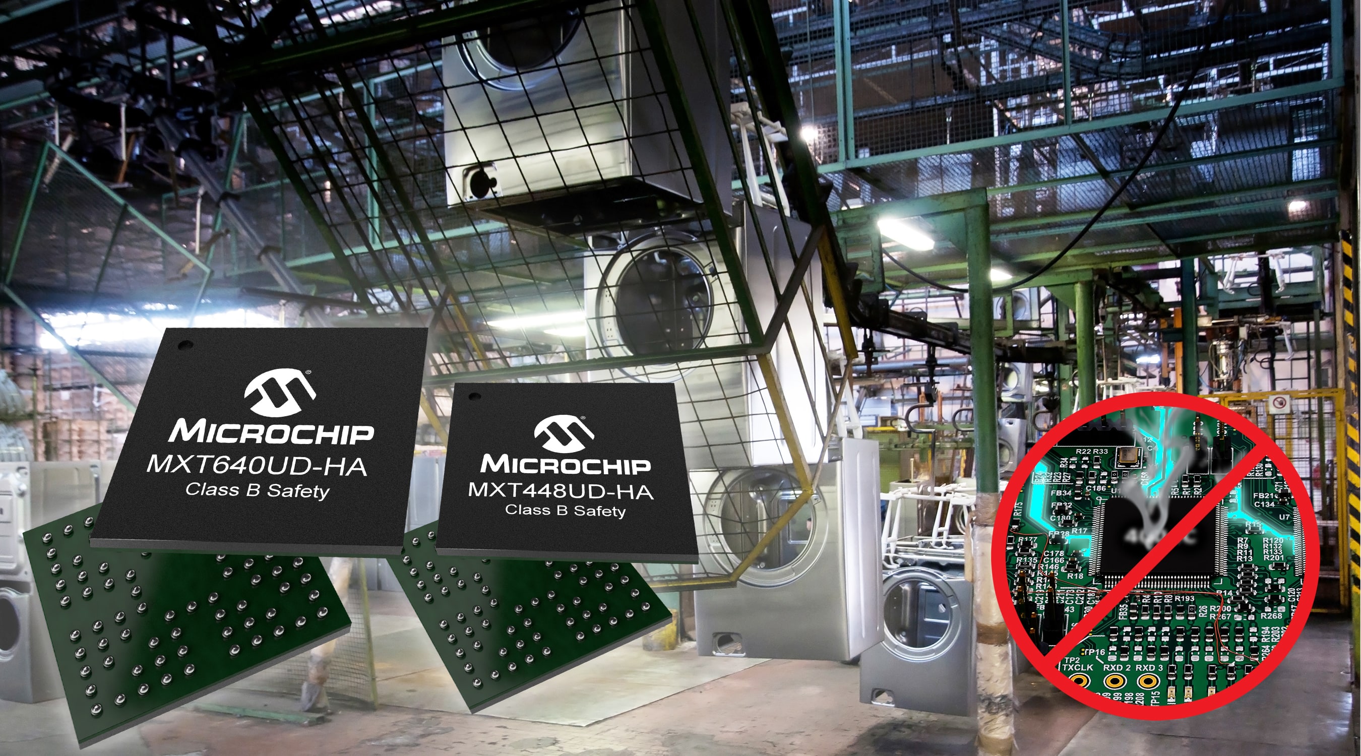 “Microchip推出面向家用电器市场的电容式触摸屏控制器系列产品，可适应恶劣和嘈杂环境"